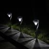 Stainless Steel Solar Garden Patio Stake Lights