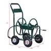 300 Feet Garden Yard Water Planting Hose Reel Cart