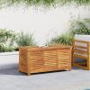 Garden Storage Box with Louver 44.5"x19.7"x22" Solid Wood Acacia