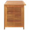 Garden Storage Box with Louver 44.5"x19.7"x22" Solid Wood Acacia