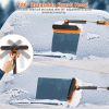 5 in 1 Detachable Snow Remover Kits Extendable Ice Scraper Snow Shovel 180° Adjustable Snow Brush Head for Car Windshield Roof