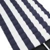 2 PCS Set Outdoor Lounge Chair Cushion Replacement Patio Seat Cushion , BLUE-WHITE Stripe