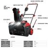 PowerSmart 40V MAX Cordless Snow Blower 21-Inch with 4.0Ah Battery and Charger (HB2421A)