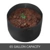 VEVOR 65 Gallon Container Plant Grow Bag, 12Pack, Black