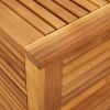 Garden Storage Box with Louver 44.5"x19.7"x22" Solid Wood Acacia