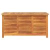 Garden Storage Box with Louver 44.5"x19.7"x22" Solid Wood Acacia