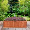 Wooden Decorative Planter Box for Garden Yard and Window