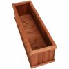 Wooden Decorative Planter Box for Garden Yard and Window