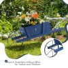 Wooden Wagon Planter with 9 Magnetic Accessories for Garden Yard