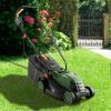 10 AMP 13 Inch Electric Corded Lawn Mower with Collection Box