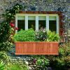 Wooden Decorative Planter Box for Garden Yard and Window